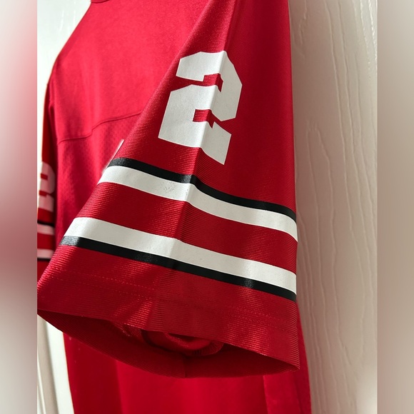Nike Ohio State Buckeyes Football Jersey #2 Scarlet Red Men’s Size Small - Picture 4 of 6